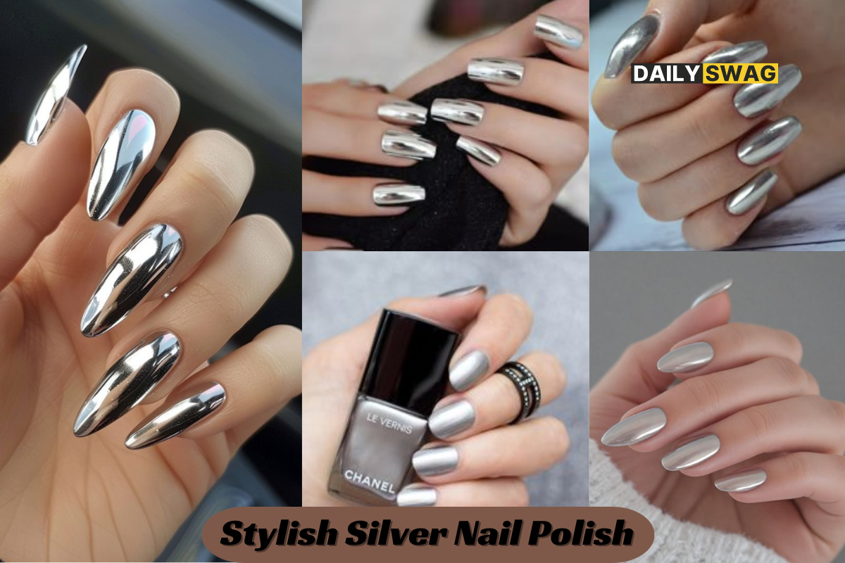 silver nail polish